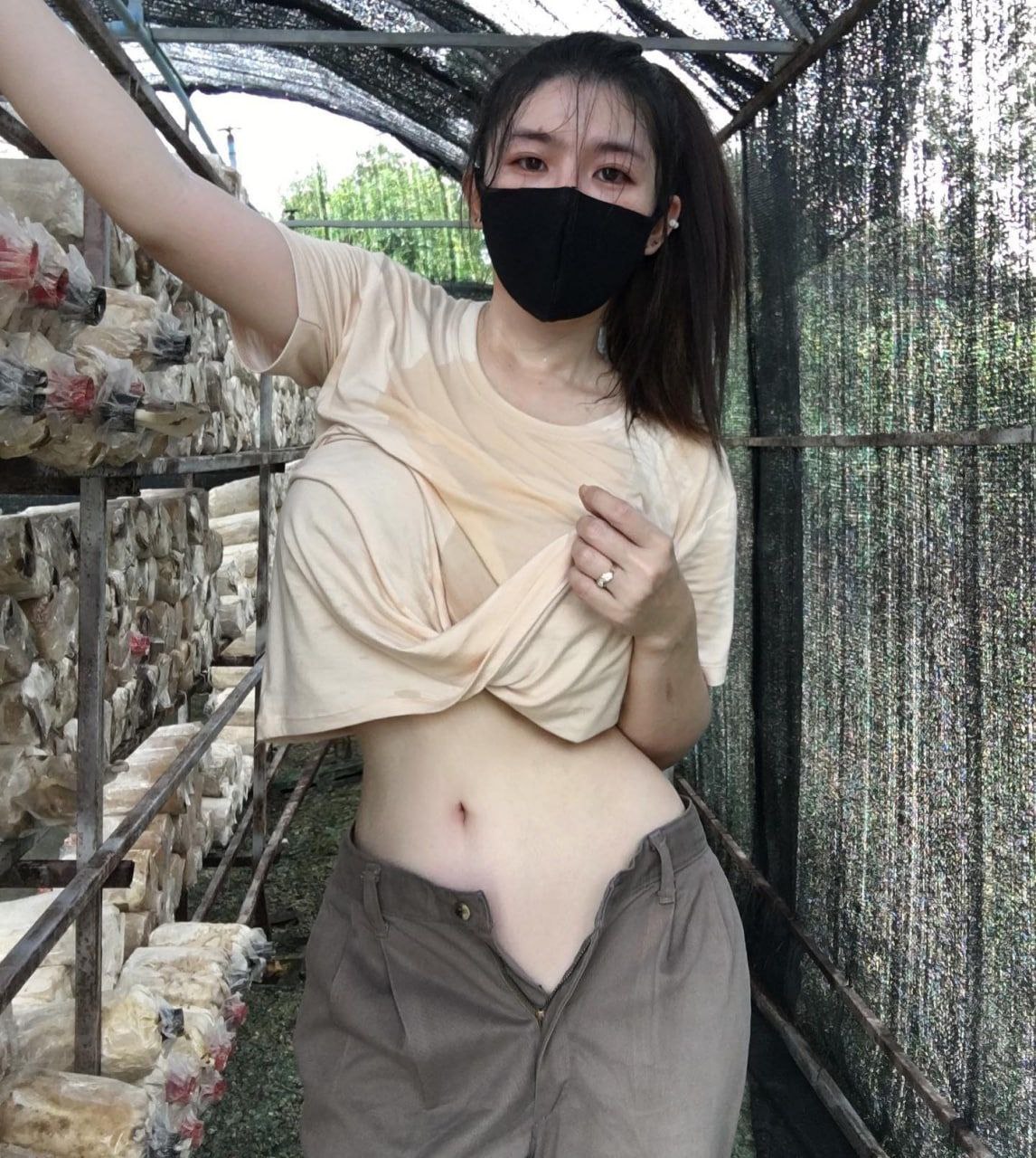 留在我体内的又开始变大