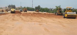 chuẩn bị mặt bằng thi công tại Huyện Nhà Bè